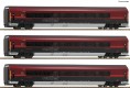 64191 Roco Set of 3 passenger cars Railjet